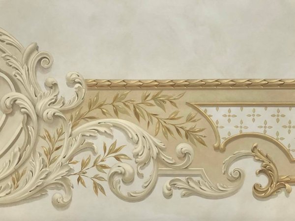 Италия альфрейная роспись