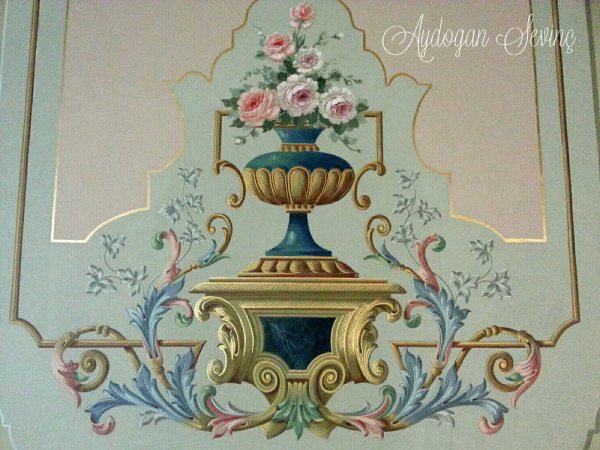 Альфрейная роспись рококо