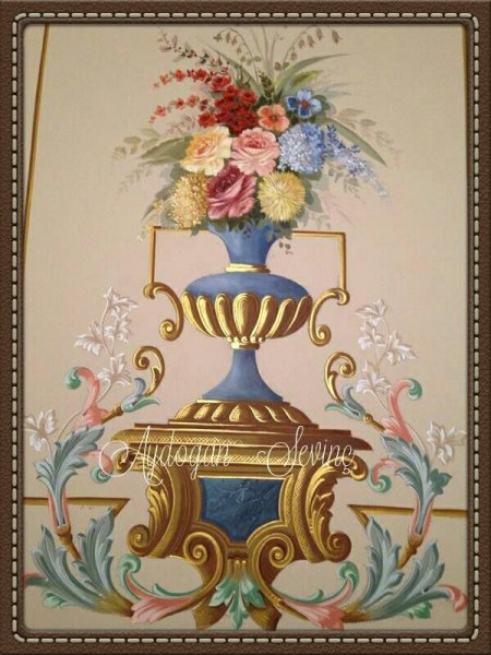 Альфрейная живопись рококо