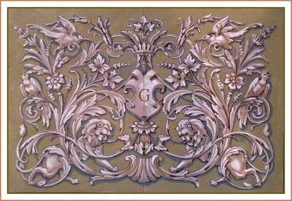 Альфрейная роспись.Барокко