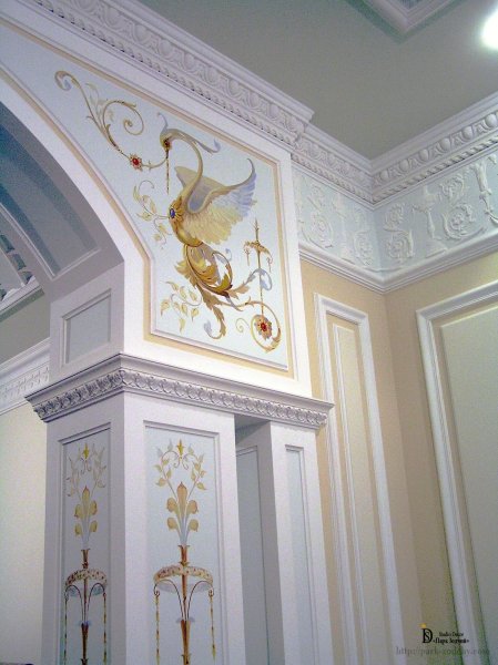 Альфрейная роспись парк Зодчий