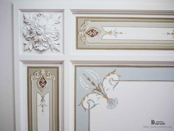 Альфрейная роспись парк Зодчий