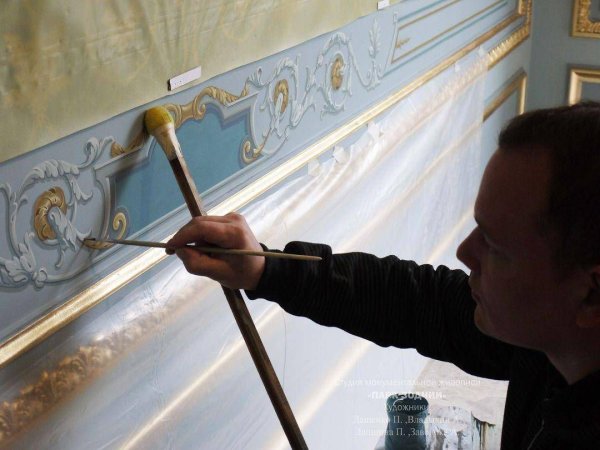 Альфрейная живопись парк Зодчий