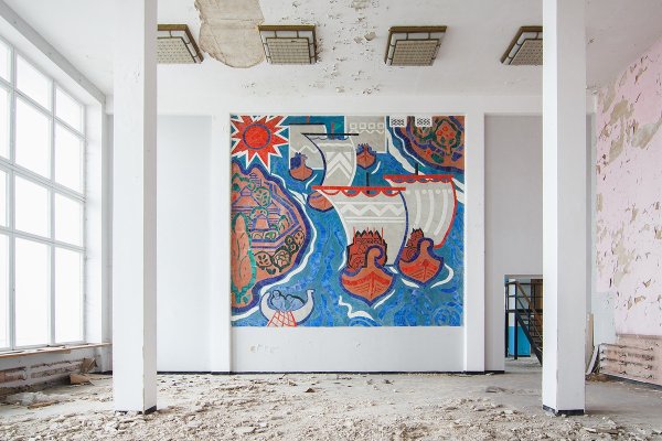 Строгановка монументальная живопись