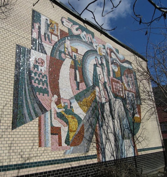 Монументально-декоративная живопись в архитектуре(мозаика)