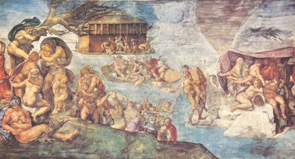 Всемирный потоп, Микеланджело Буонарроти, 1512