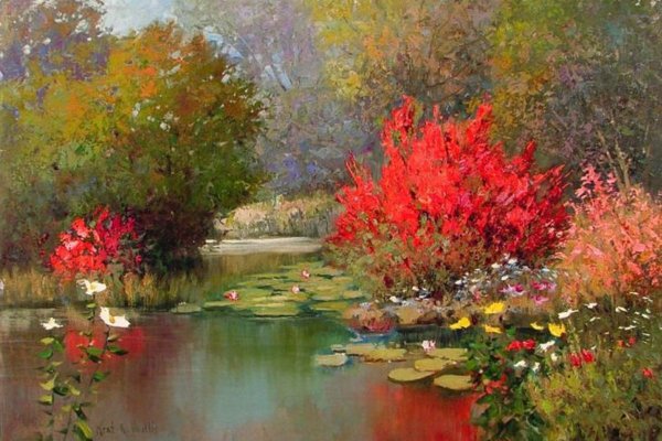 Художник-Импрессионист Кент Уоллис. (Kent r. Wallis