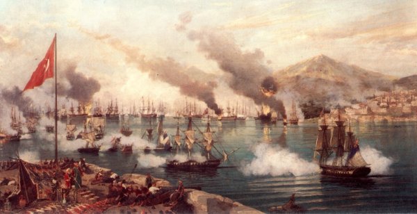 Наваринское сражение Айвазовский