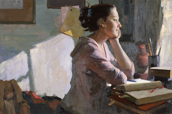 Академия художеств живопись автопортрет масло