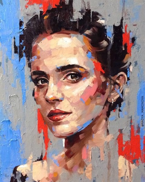 Декоративный портрет живопись