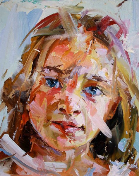 Импасто портрет