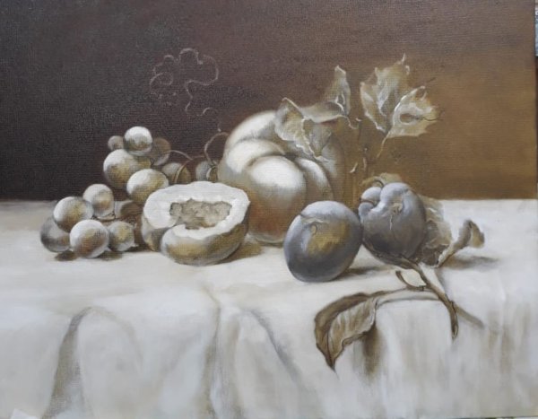 Подмалевок гризайль