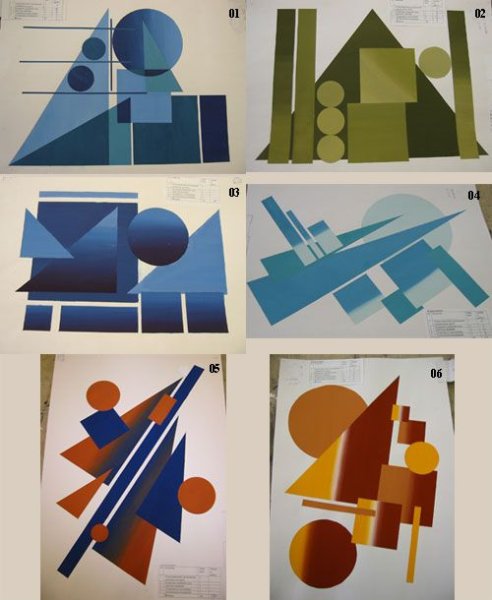 Яков Чернихов Супрематическая композиция 1922