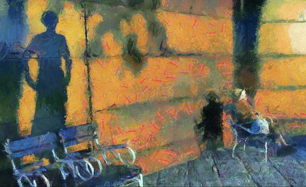 Цветная тень в живописи