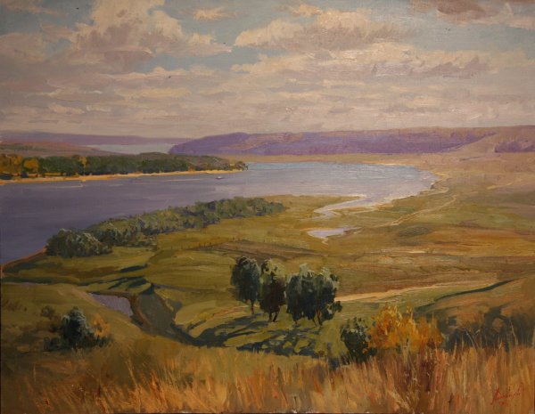 Викентий Лукиянов берег реки Волги