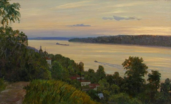 «Вечер на Волге» (1886-1888)