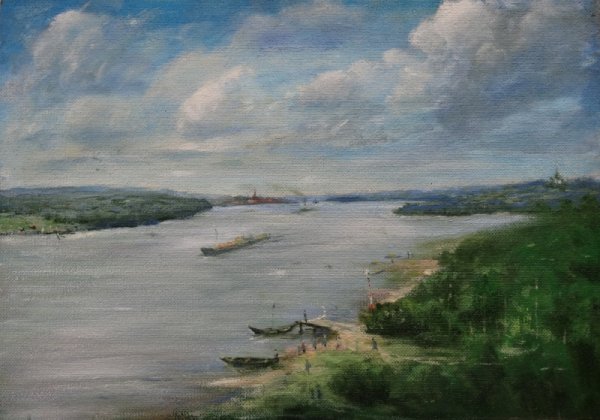 Художник Киселев Селигер