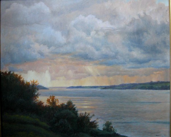 Левитан на Волге, близ Плеса