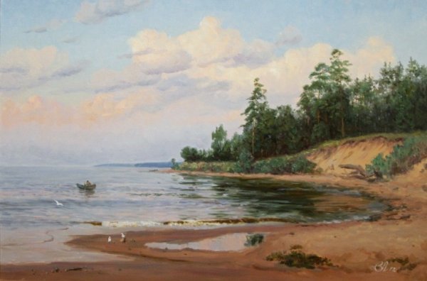 Викентий Лукиянов берег реки Волги