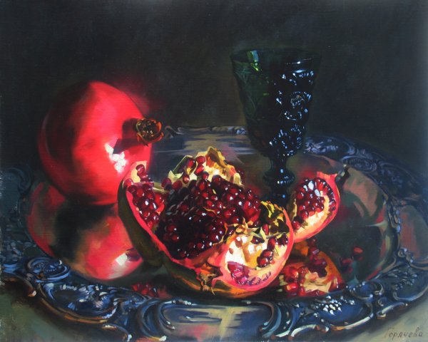 Робер Юбер натюрморт гранат