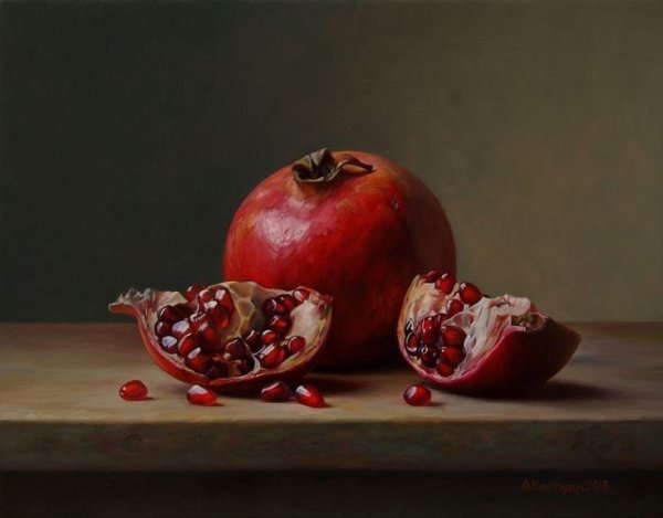 Альберт Кечян художник картины яблоки