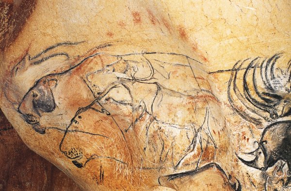 «Сражающиеся лучники». Наскальная живопись. Неолит. Испания.