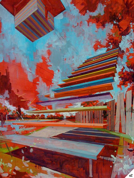 Живопись жёстких контуров примееры