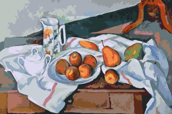 Поль Сезанн персики и груши