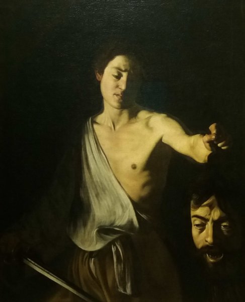 Давид и Голиаф Караваджо