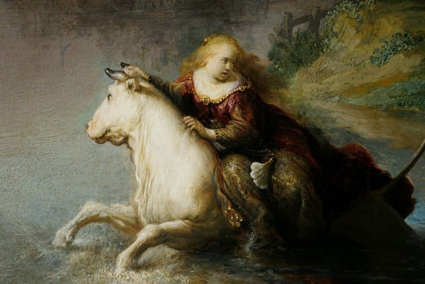 Рембрандт «похищение Европы» 1632 года.