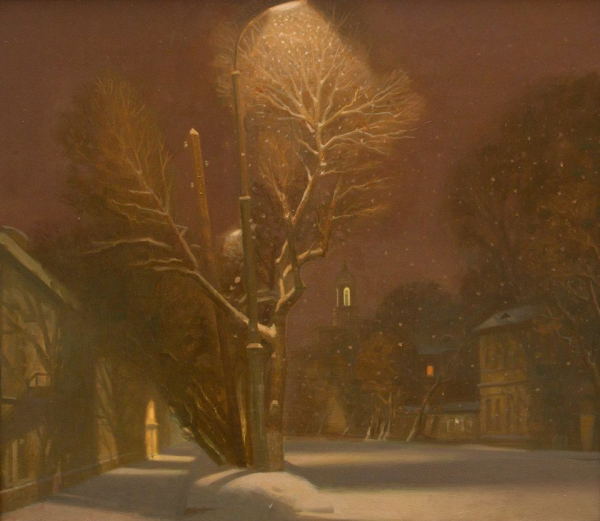 Художник Илья Пьянков ночь