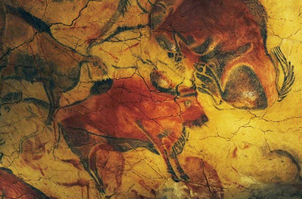 Наскальная живопись Бизон пещера Альтамира