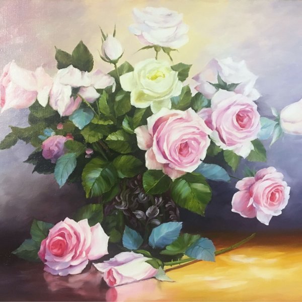 Художник Юрий Николаев картины цветы