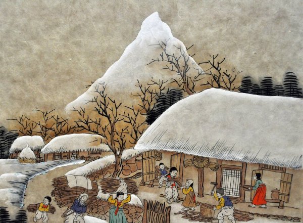 Традиционная корейская живопись ЧУНХВА