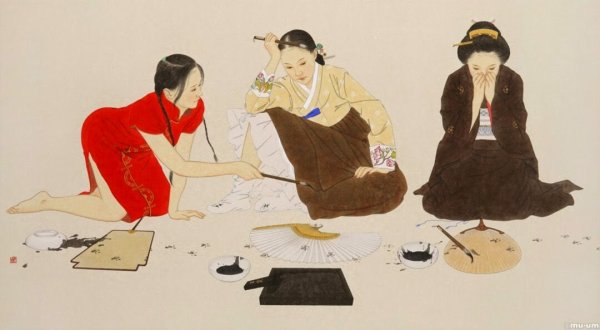 Корейская живопись Чосон Минхва