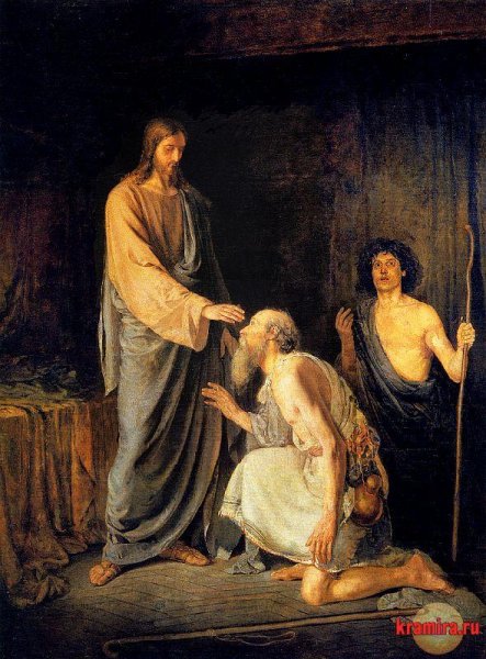 А. Рябушкин «исцеление двух слепых» 1888