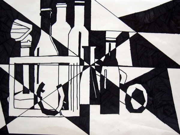 Графическая композиция плоскостная