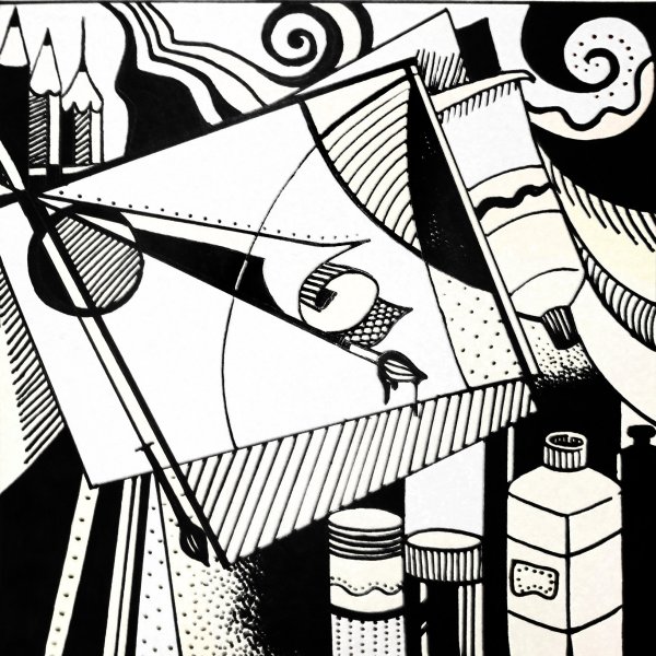 Абстрактная графическая композиция