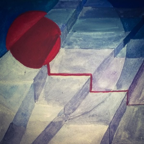 Одиночество Абстрактная композиция