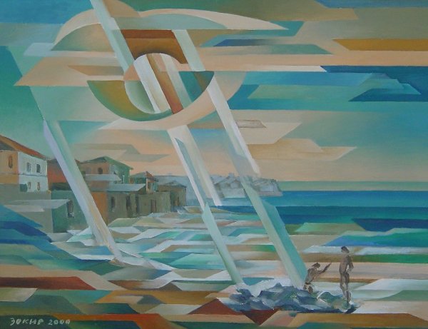 Абстрактная композиция море