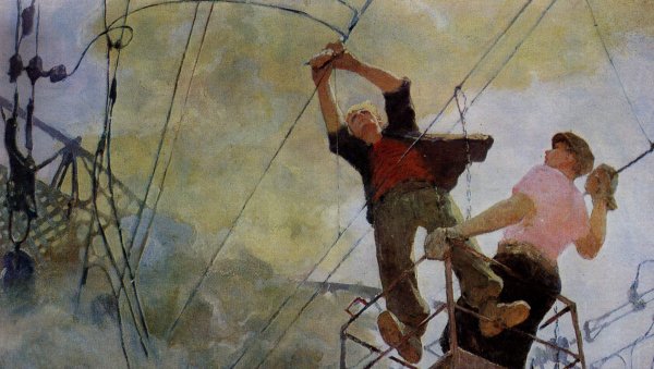 Жатва лето брейгель