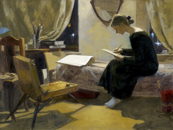 Однофигурная композиция Репин