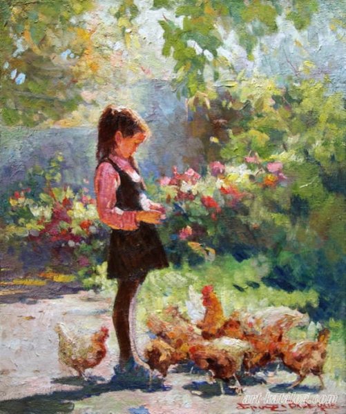 Сюжетная композиция с людьми