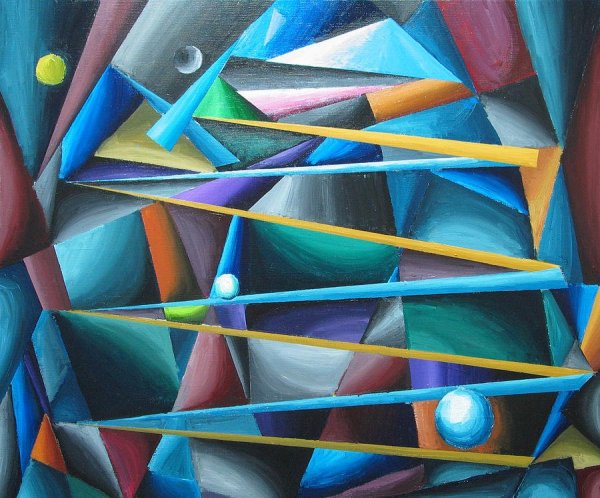 Кандинский картины кубизм