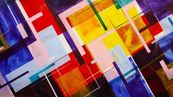 Картины из геометрических фигур