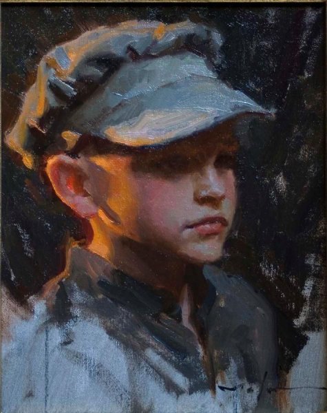 Академическая живопись портрет Репинка