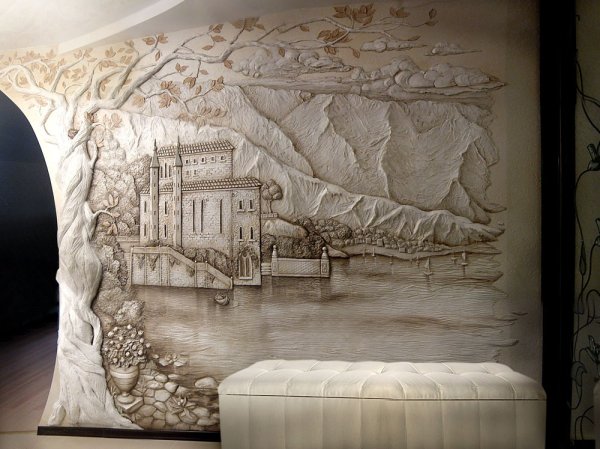 Декоративная штукатурка барельеф VGT