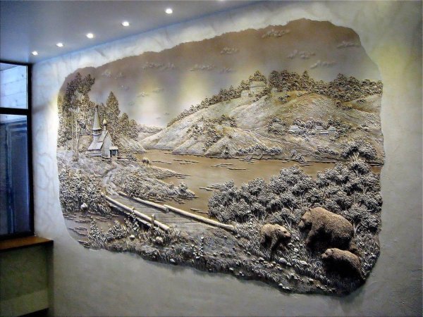 Лепное панно на стену