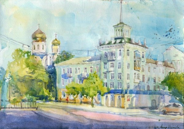 Левченко Петр Алексеевич летний пейзаж