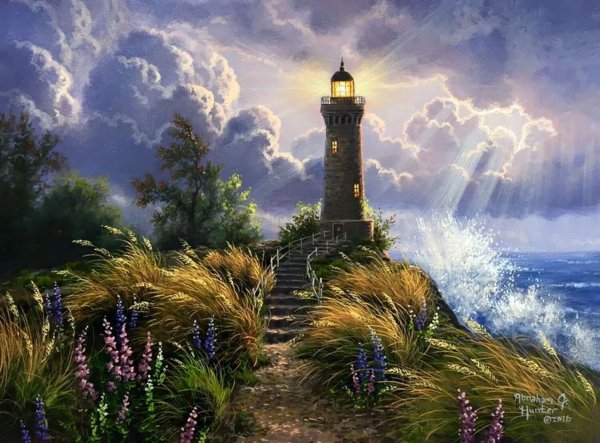 Художник Абрахам Хантер Маяк